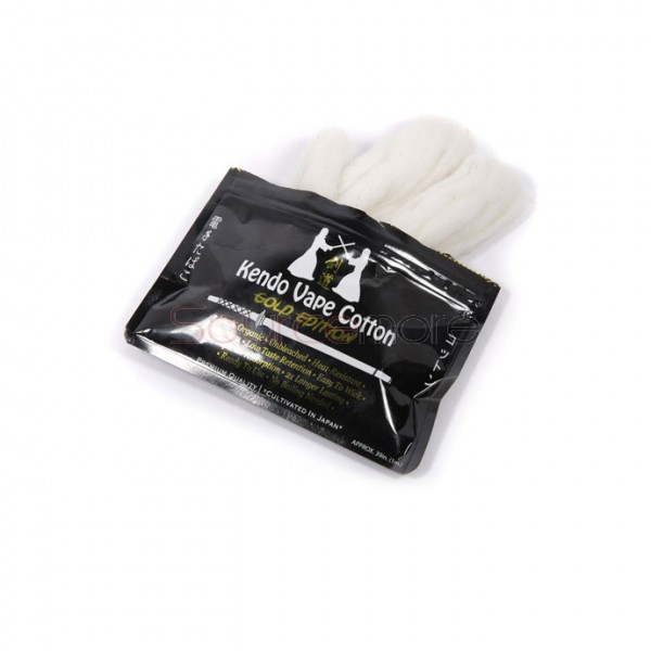 Kendo Vape Cotton Gold Edition Japanese Organic Cotton