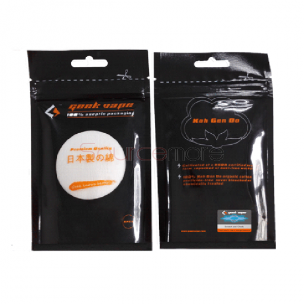 Geek Vape Koh Gen Do Organic Cotton Squares of Japanese Organic Cotton 60mm*80mmm 5pcs 