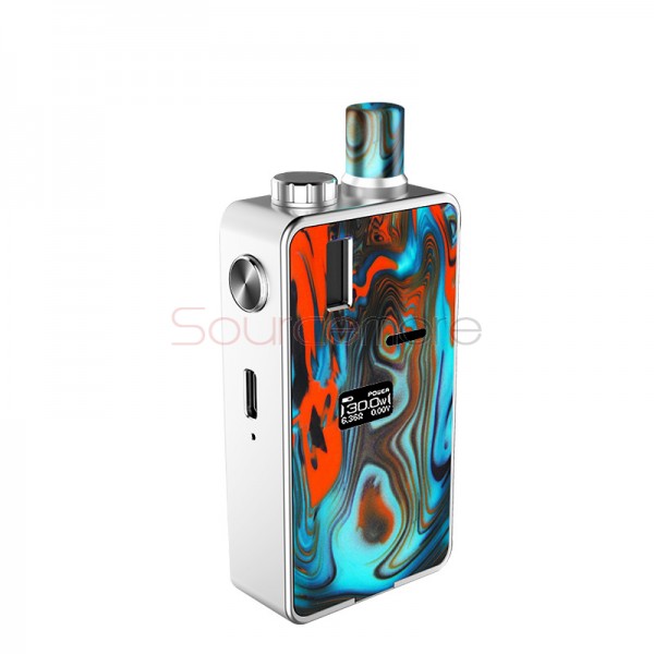 Hugo Vapor Kylin 30W Pod Mod Kit Resin Version -  Silver Ice