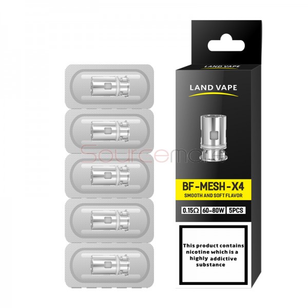 Land Vape BF X4 Mesh Coil 5pcs