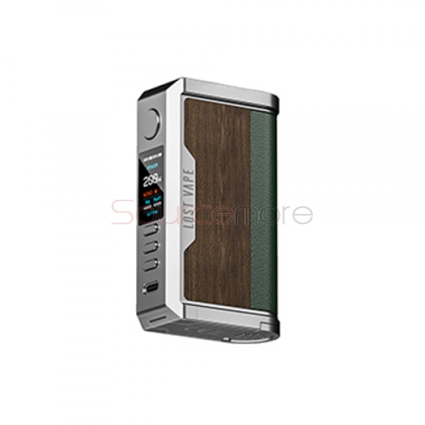 Lost Vape Centaurus Q200 Box Mod SS Teak Wood