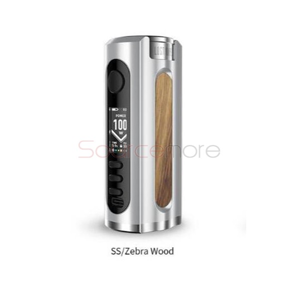 Lost Vape Grus 100W Mod SS Zebra Wood