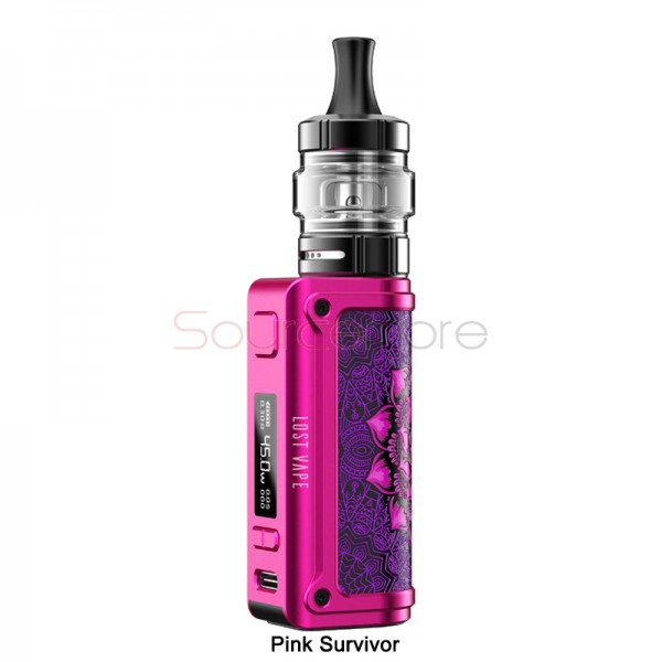 Lost Vape Thelema Mini Kit with UB Lite Tank Pink Survivor