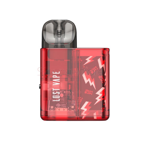 Lost Vape Ursa Baby Pod Kit Red Clear
