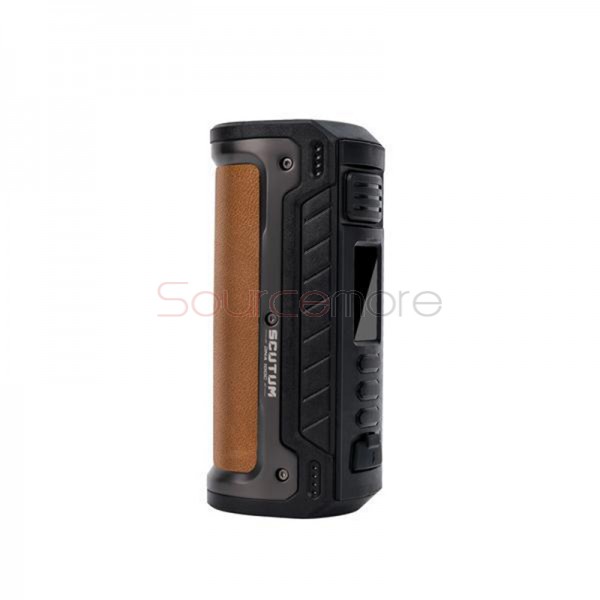 Lostvape Hyperion DNA 100C BOX Mod Gunmetal Calf Leather