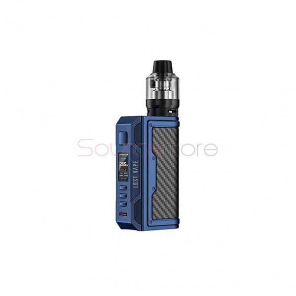 Lost Vape Thelema Quest 200W Kit Sierra Blue Carbon Fiber