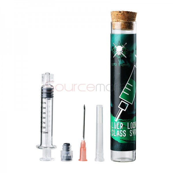 LTQ Vapor Luer Lock Glass Syringe