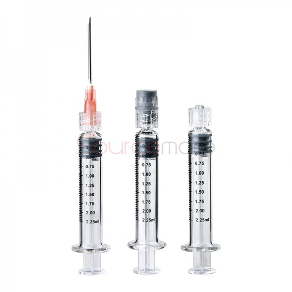LTQ Vapor Luer Lock Glass Syringe 2.0ml