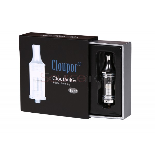 Cloupor Cloutank M2 Dual Filter Clearomizer-Stainless steel