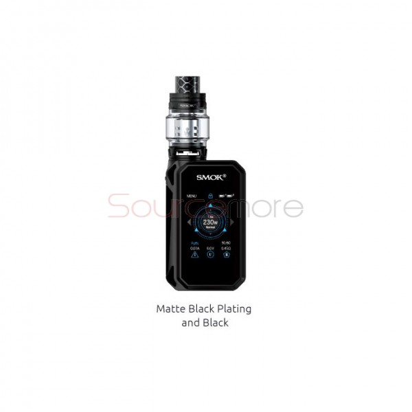 Smok G-Priv 2 Luxe Edition Kit with 230W G-Priv 2 Mod Luxe Edition and TFV12 Prince Tank-Matte black plating and black