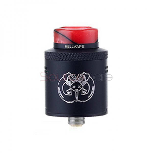 Hellvape Drop Dead RDA Rebuildable Dripping Atomizer - Matte Black