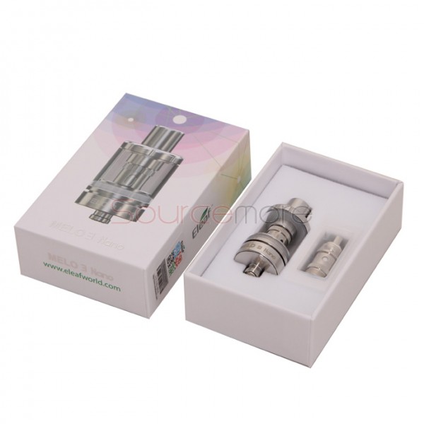 Eleaf Melo 3 Nano Atomizer - Silver