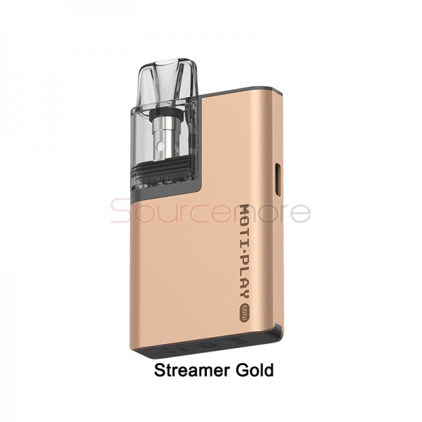 MOTI Play Mini Refillable Pod Kit Streamer Gold