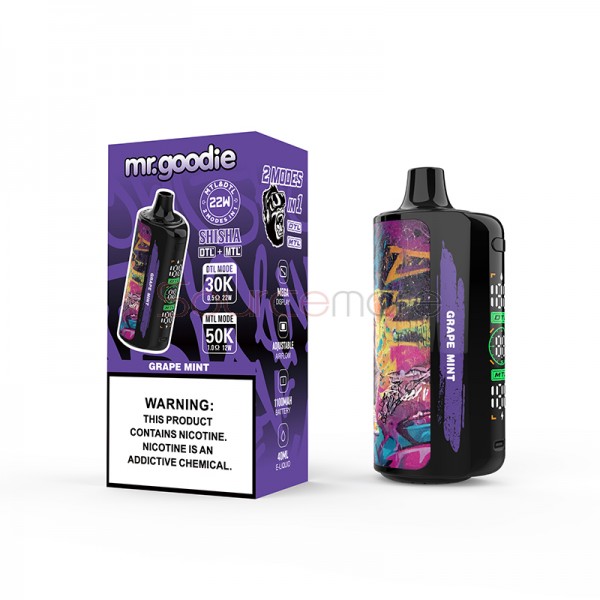 Mr.Goodie Shisha DTL & MTL Disposable Vape 50K
