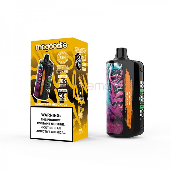 Mr.Goodie Shisha DTL & MTL Disposable Vape 3mg Honeydew Melon Ice
