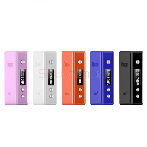 Cloupor Mini Plus 50W Smart TC Mod Supports Ni200/Ti Temperature Sensing Wire Mod-Pink