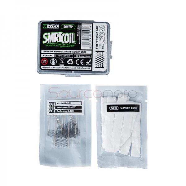 Wotofo SMRT PnP Meshed-Cotton Set