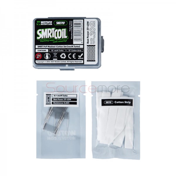 Wotofo SMRT PnP Meshed-Cotton Set