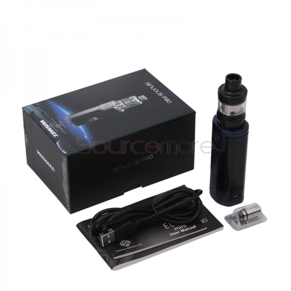 Wismec SINUOUS P80 Kit with Elabo Mini Tank 2ml - Blue
