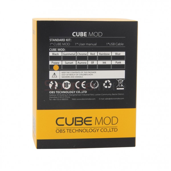 OBS Cube Mod Resin Version - Poppy