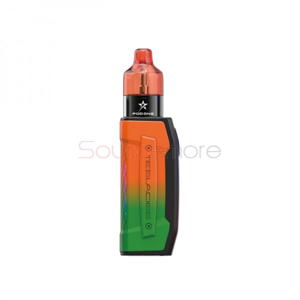 Tesla Falcons Starter Kit with Pod One Atomizer - Orange-Green