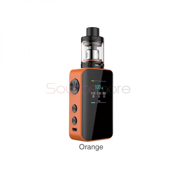  Kanger Vola Kit 100W Vola TFT Screen Mod with 2ml Vola Sub Ohm Tank-Orange