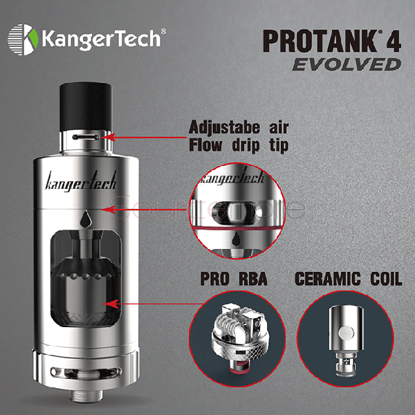 Kanger Protank 4 Evolved Tank - White