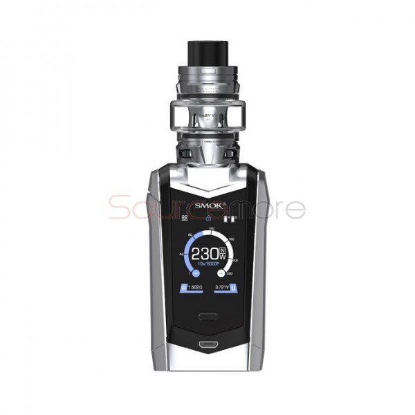 Smok Species 230W Kit with TFV8 Baby V2 Tank - Prism Chrome and Black