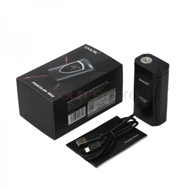 Smok ProColor 225W TC/VW Mod Powered by Dual 18650 Cells-Black
