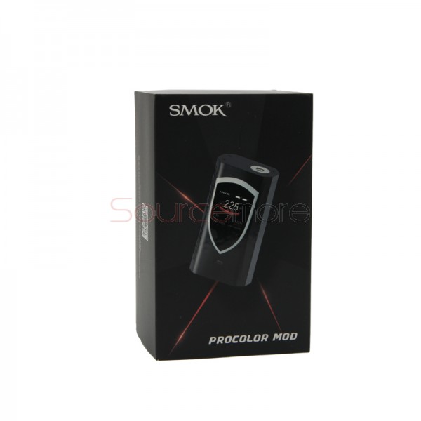 Smok ProColor 225W TC/VW Mod Powered by Dual 18650 Cells-Black