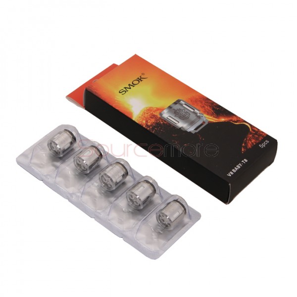 Smok Baby T8 Core  Replacement Coil  5pcs - 0.15ohm