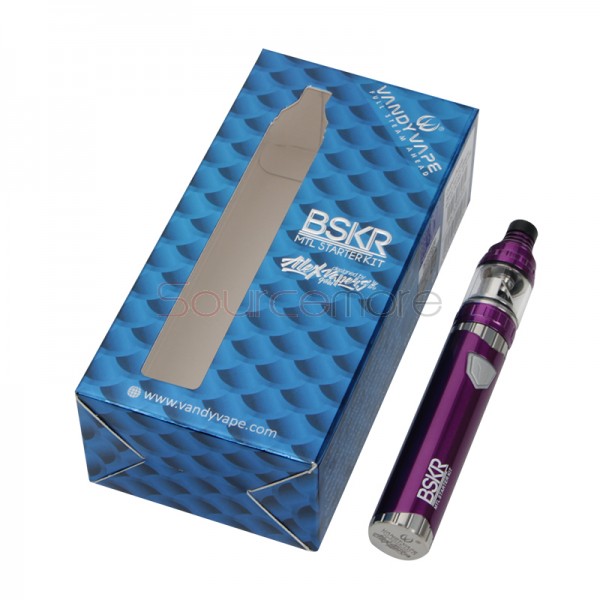 Vandy Vape Berserker MTL Starter Kit with Built-in 1100mAh Battery - Purple