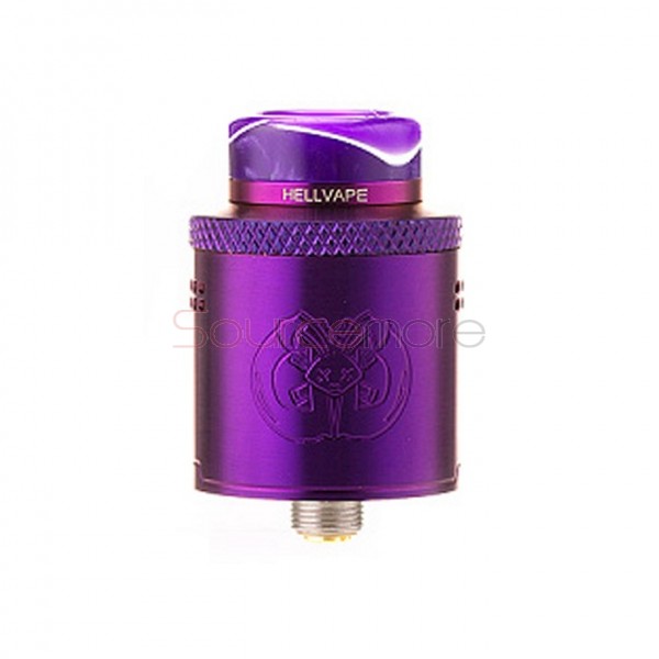 Hellvape Drop Dead RDA Rebuildable Dripping Atomizer - Purple