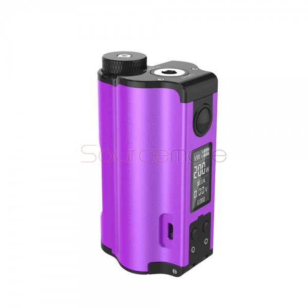 DOVPO Topside Dual 200W Squonk Mod - Purple