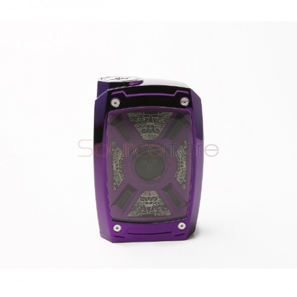 Tesla XT 220W Box Mod with RGB LED Light - Purple