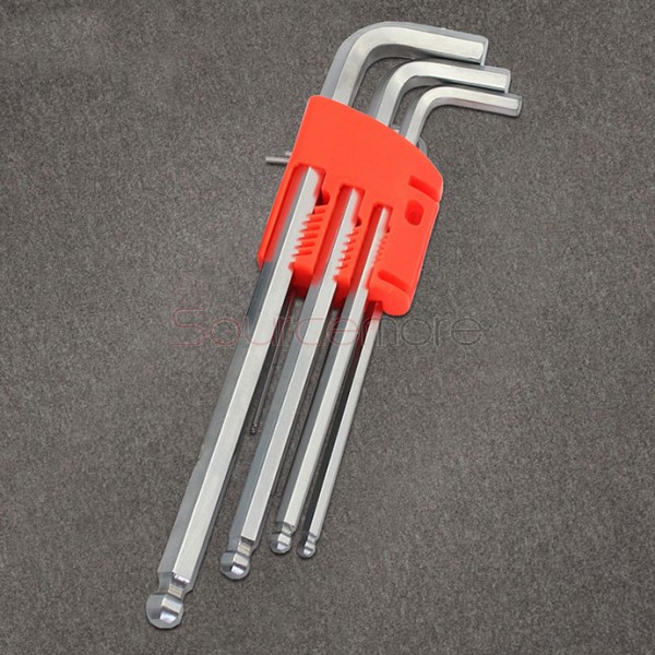 Multi-function Upgraded 17cm Allen Key 1.5mm-10mm  Diameters Tools (9pcs)