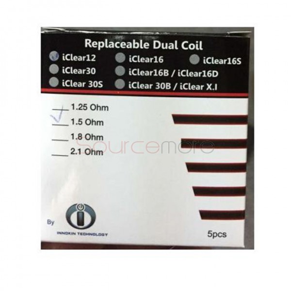 Innokin iClear 12 Replacement Coil Heads Bottom Dual Coil Heads for iClear 12 -1.5ohm