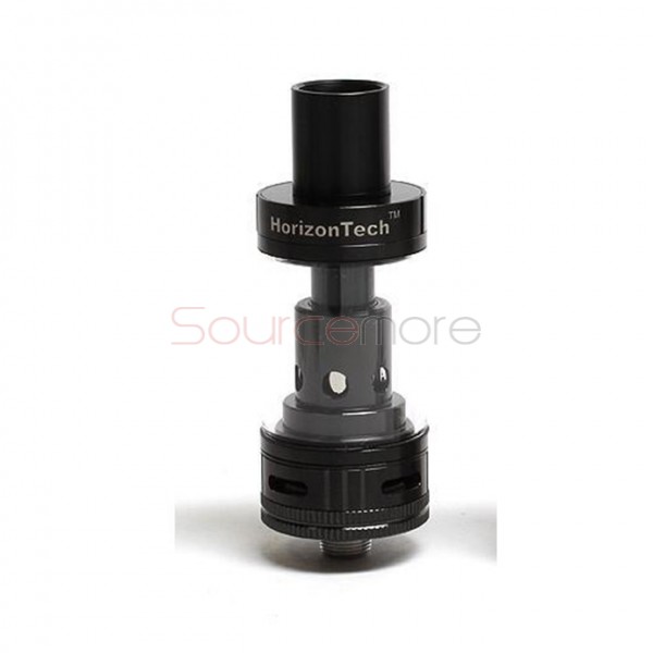 Horizon Krixus Tank 4ml Adjustable Airflow Control Top Filling Tank Rewickable Ceramic Coil (RCC) Tungsten Wire - Black