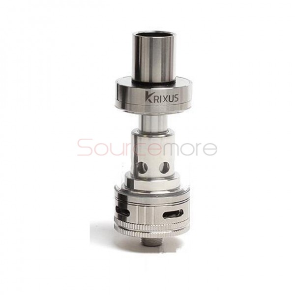 Horizon Krixus Tank 4ml Adjustable Airflow Control Top Filling Tank Rewickable Ceramic Coil (RCC) Tungsten Wire - Silver