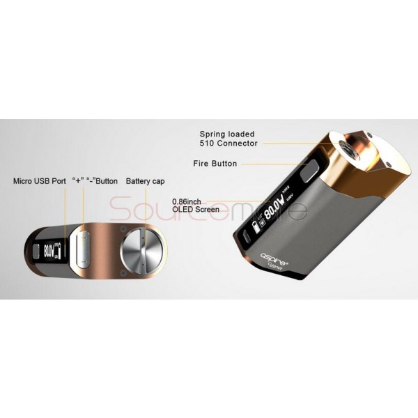 Aspire Cygnet Mod - Black/Grey