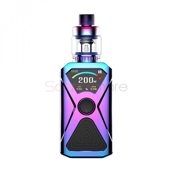 Kanger XLUM 200W Starter Kit Powered by Dual 18650 Cells - Rainbow