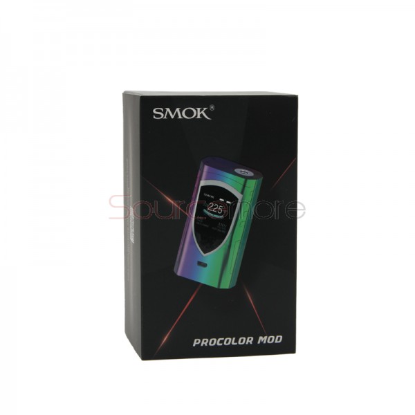 Smok ProColor 225W TC/VW Mod Powered by Dual 18650 Cells-7-color
