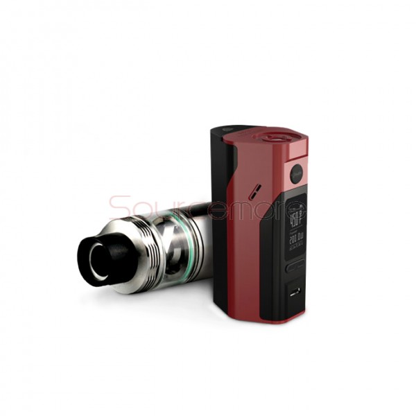 Wismec Reuleaux RX2/3 Mod with Cylin RTA Bundle Kit - Red Black