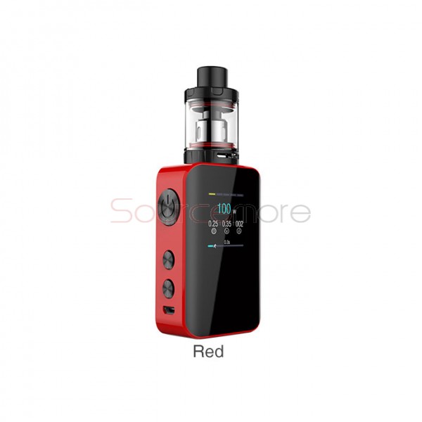  Kanger Vola Kit 100W Vola TFT Screen Mod with 4ml Vola Sub Ohm Tank-Red