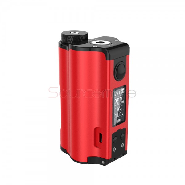 DOVPO Topside Dual 200W Squonk Mod - Red