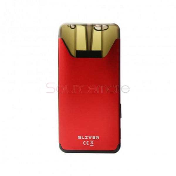 Tesla Sliver 350mAh Pod Starter Kit with 2ml Capacity - Red
