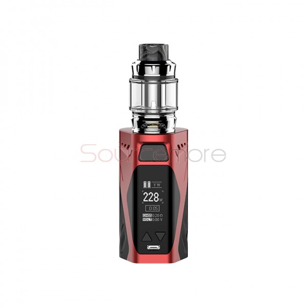 Rincoe Manto X Mesh 228W Kit with Metis Mix Tank - Red