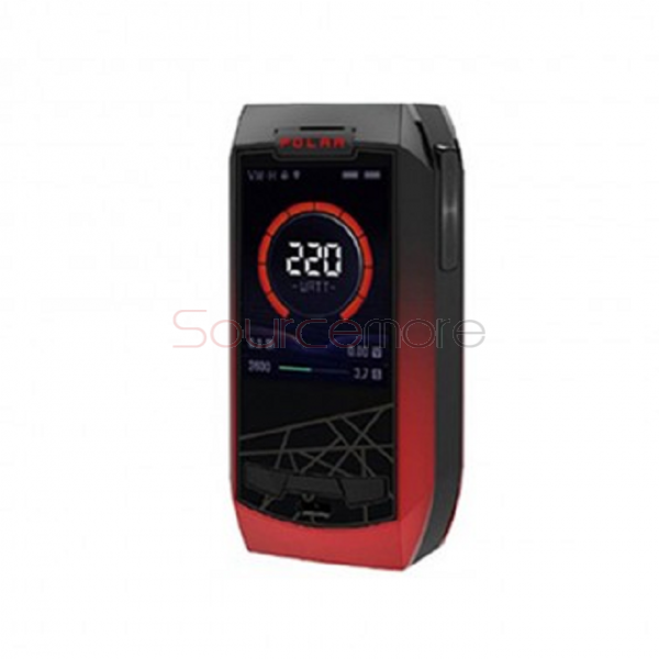 Vaporesso Polar 220W Box Mod - Red   Black