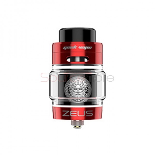 Geek Vape Zeus Dual RTA with Top Airflow 4.0ml Capacity-Red Black