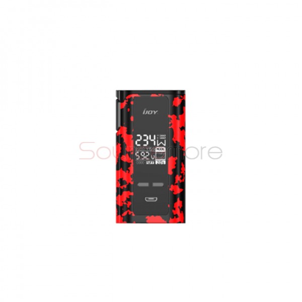 IJOY Captain PD270 234W New Box Mod 6000mAh - Red with black camouflage